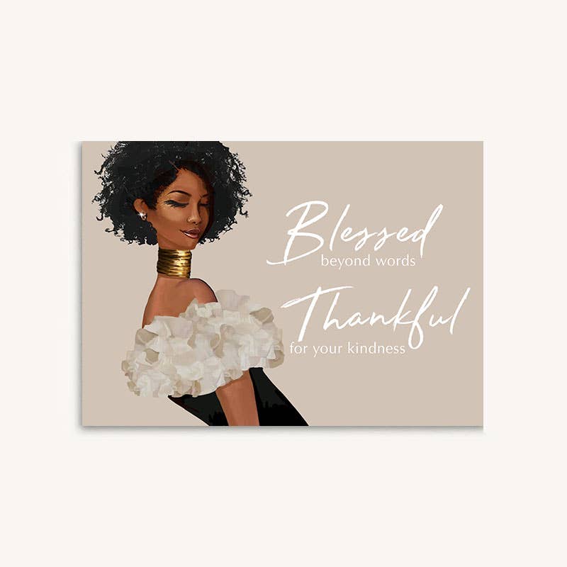 Blessed and Thankful Greeting Card
