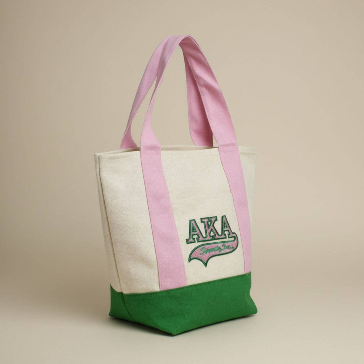 AKA Mini Canvas Tote Bag 1908 Embroidered