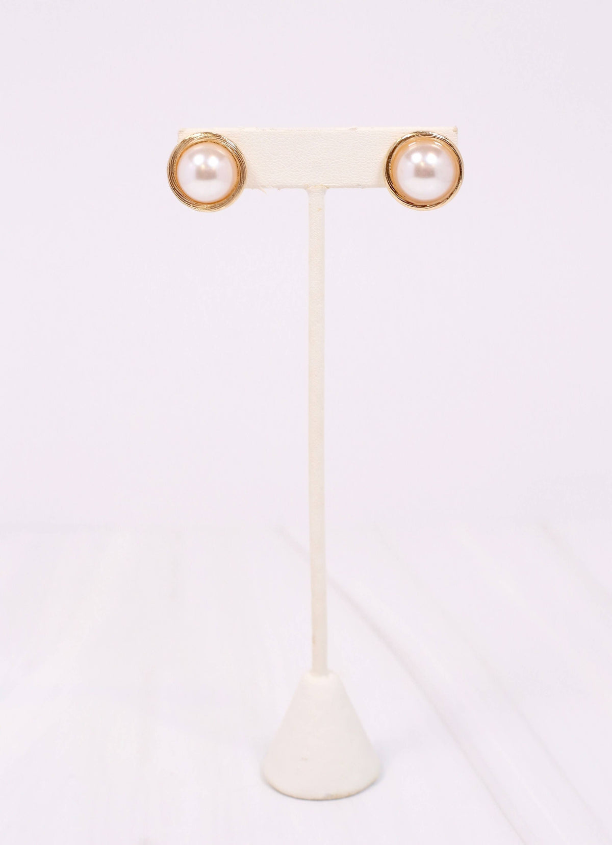 Bruno Pearl Stud Earring GOLD: Default