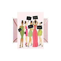 Birthday Signs in Pink and Green Card