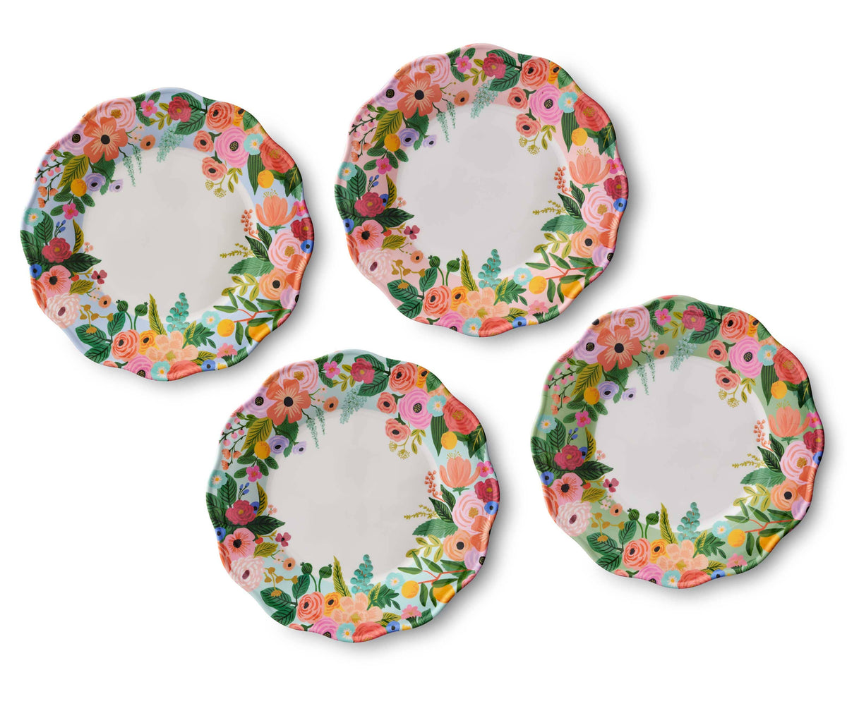Rifle Paper Garden Party Melamine Assorted Dinner Plates