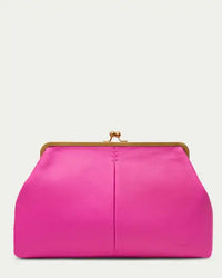 Grace Oversized Clutch: Brandy