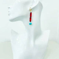 Beaded Dangle Earrings - Boho Drops