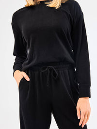 Sophie Straight Leg Pants Set | Black