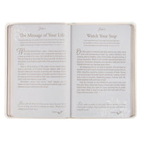 Mr. & Mrs. 366 Devotions for Couples White Faux Leather Devo