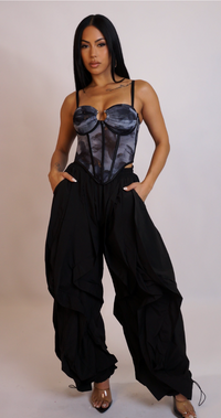 Luxe Ruffled Baggy Pants