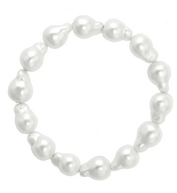 Darling Baroque Pearl Statement Necklace in Ivory or Bracelet
