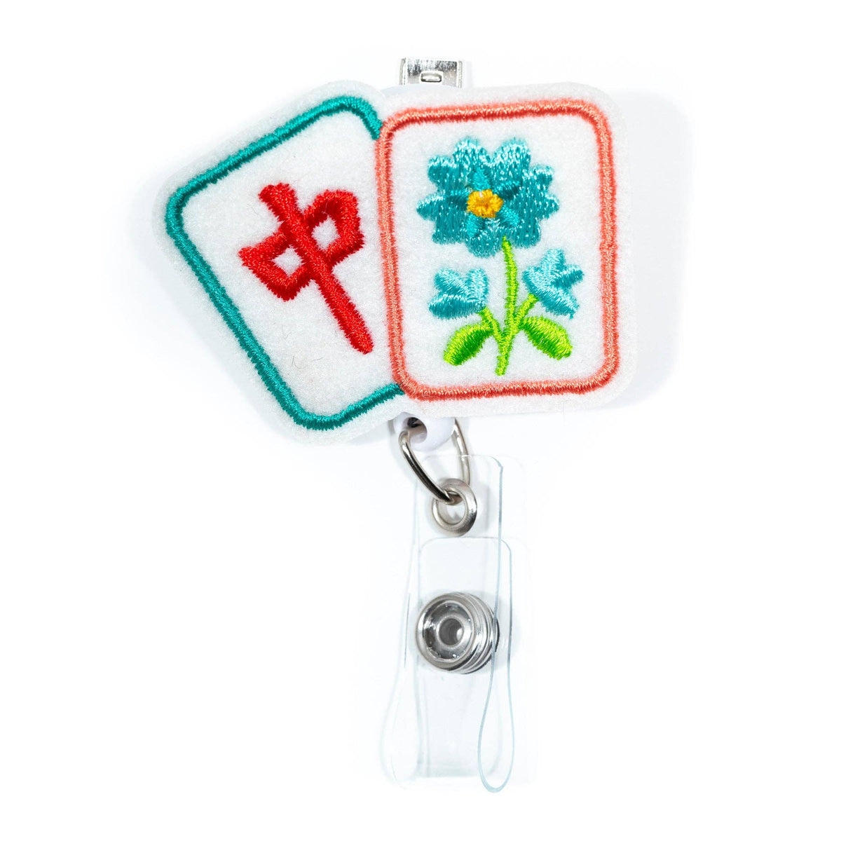 Mahjong Badge Holder