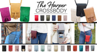 Harper Crossbody: Taupe