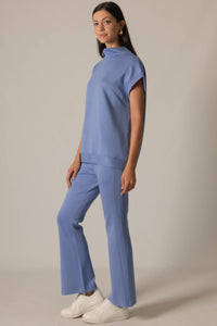 P. CILL Butter Modal Fitted Flares: Cornflower Blue