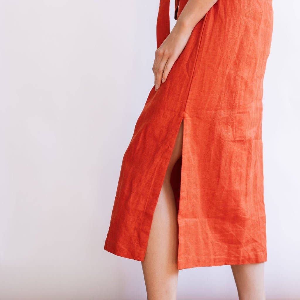 Red Tejate Dress: S