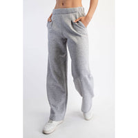FLEECE PLEATED TROUSER: True Red / S-M-L(2-2-2)