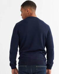 Jefferey Men"s  Crew Neck Sweater: Grey or Navy or Blue