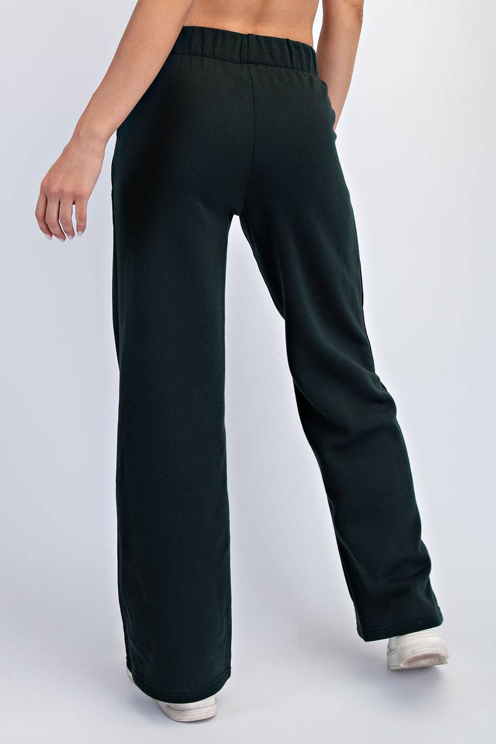 FLEECE PLEATED TROUSER: True Red / S-M-L(2-2-2)