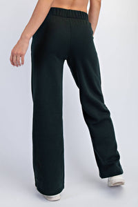 FLEECE PLEATED TROUSER: True Red / S-M-L(2-2-2)