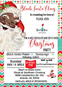 The Real Black Santa Holiday Photo & Shopping Party