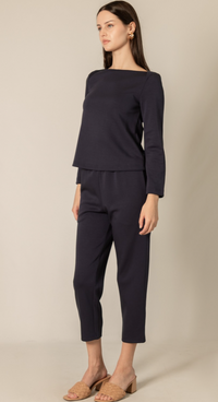 P. CILL Butter Modal Waist Band Ankle Pants