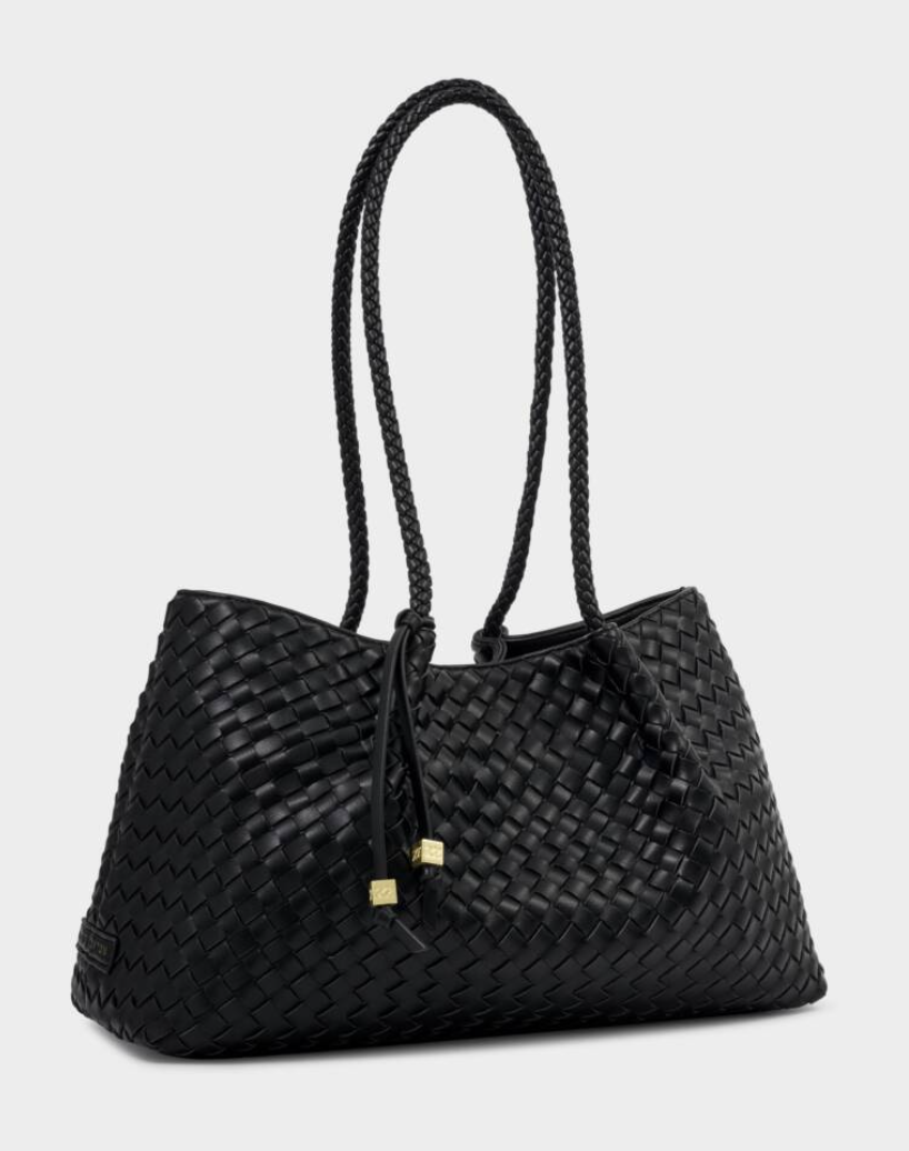 Nova Small Shoulder Tote- Black or Chocolate