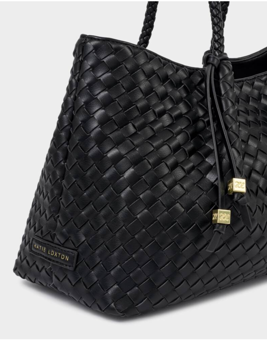 Nova Small Shoulder Tote- Black or Chocolate