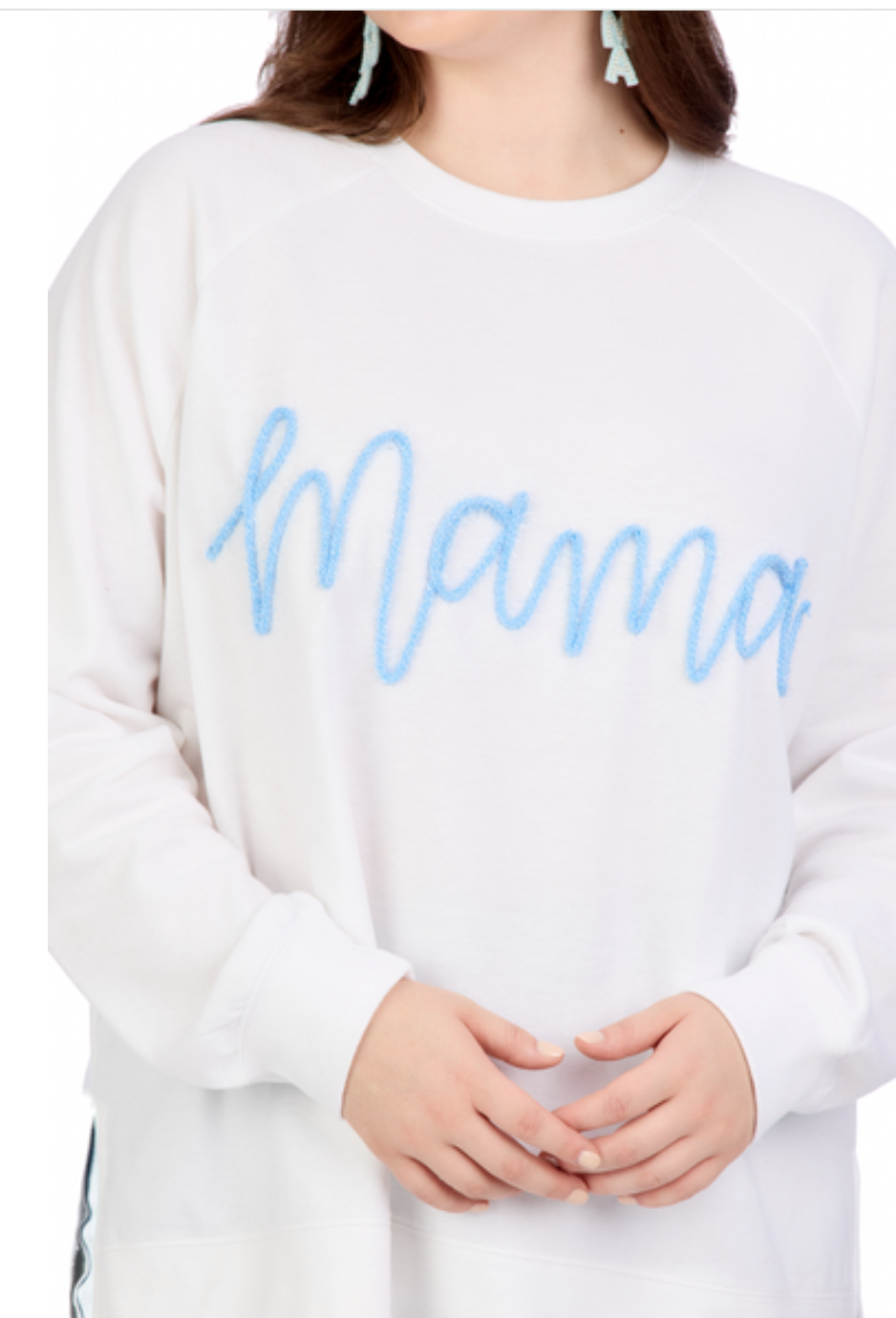 Mama Sparkle Sweatshirt (Pink or Blue)