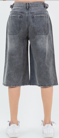 Brit Distressed Jean Shorts
