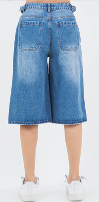 Brit Distressed Jean Shorts