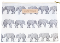 Game Day Clutch OR Headbands- Elephant
