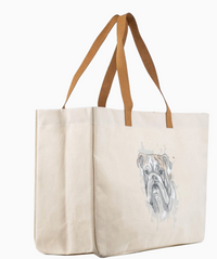 Bulldog Love Tote or Cosmetic Bag