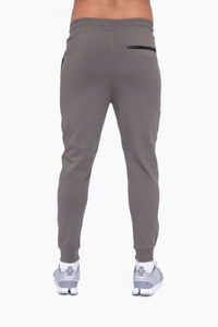 Men's Olive Sleek Knit Performance Joggers