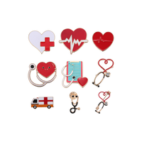 Gold Healthcare Heroes Brooches - Assorted