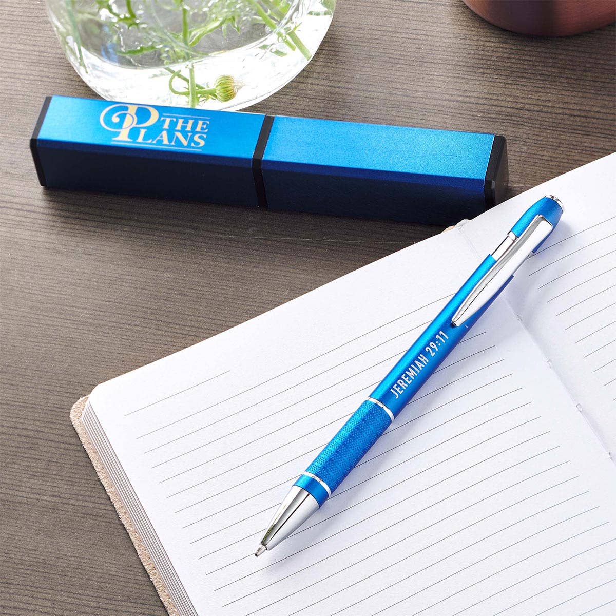 The Plans Blue Stylish Pen and Gift Case for Graduates - Jer