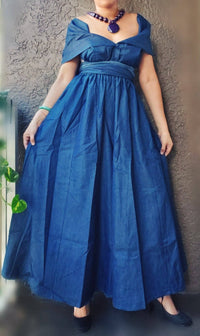 Chloe Denim Convertible Jumpsuit