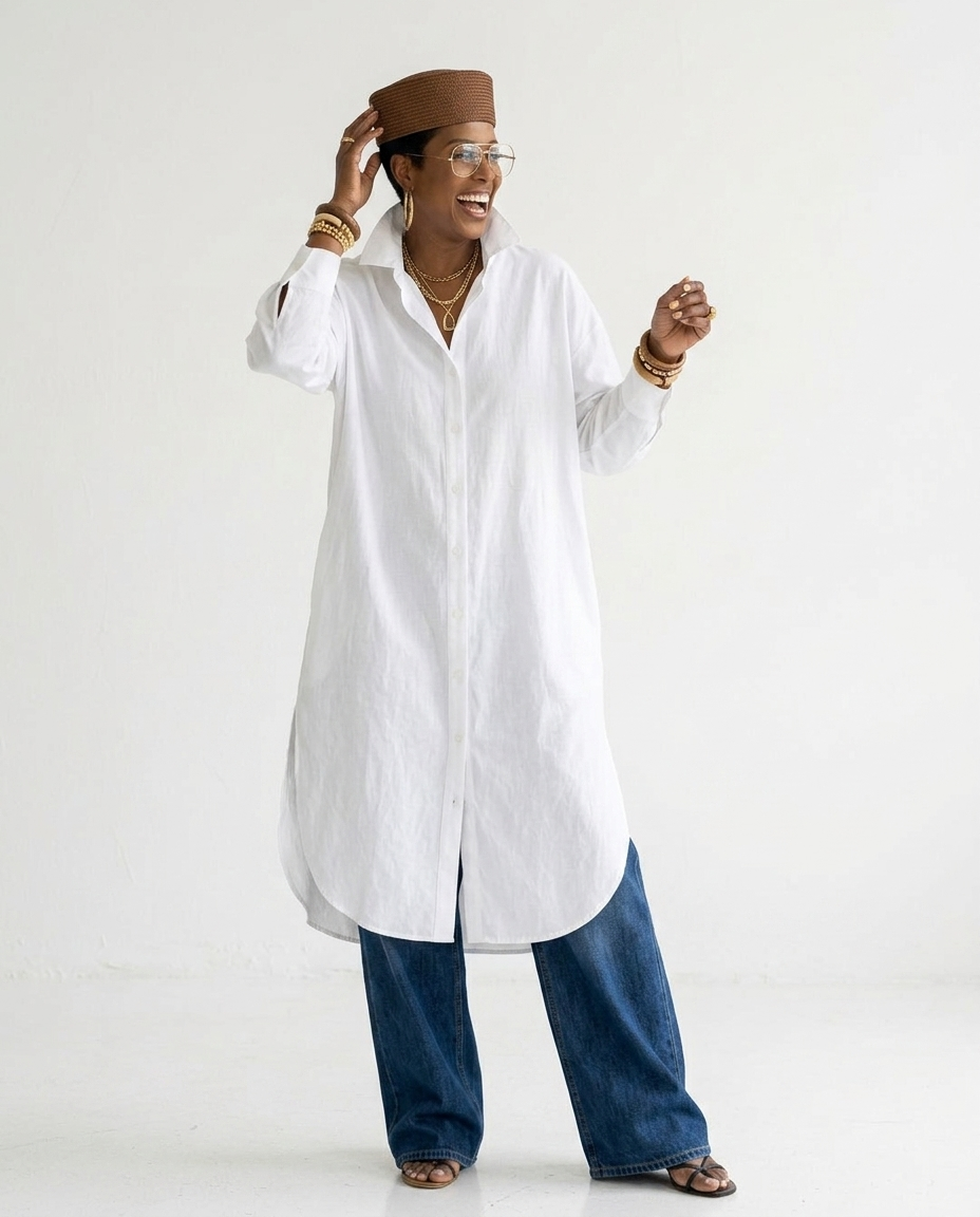 Untamed Loose Fit Blouse: White / S