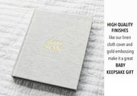 Dear Son Childhood Keepsake Book | Gift for Mom or Spouse: Blue