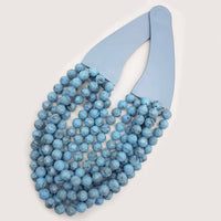*BEST* NEW CHUNKY BEADED LAYERED MAGNETIC NECKLACE