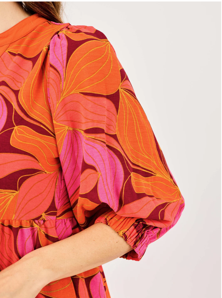 Cameron Dress Glow Fire Dress