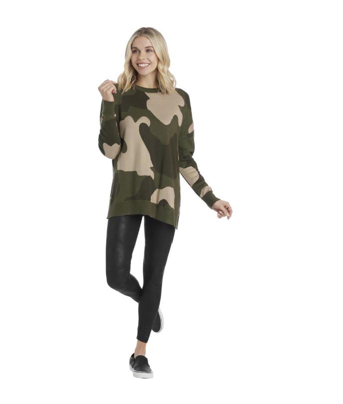 Camo Autumn Jacquard Sweater
