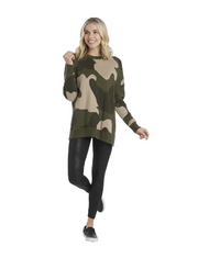 Camo Autumn Jacquard Sweater