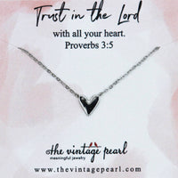 Trust In The Lord With All Your Heart Necklace