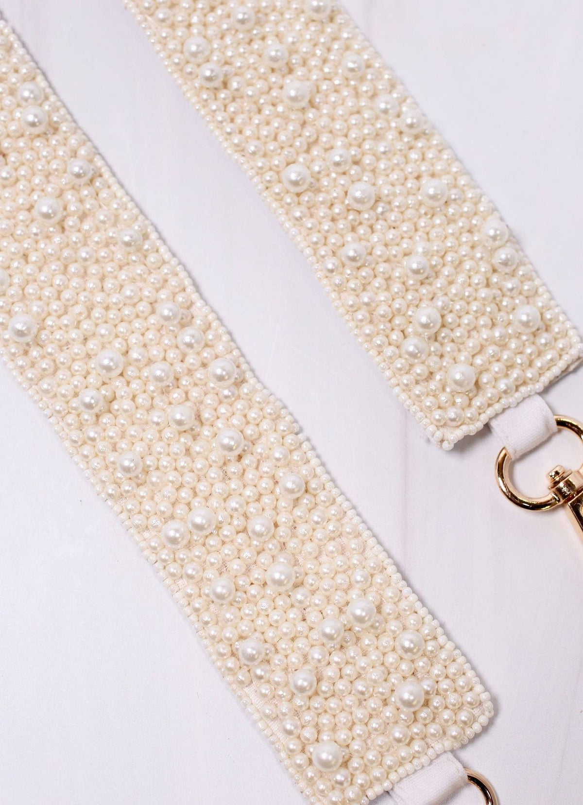 Kayla Pearl Crossbody Strap IVORY