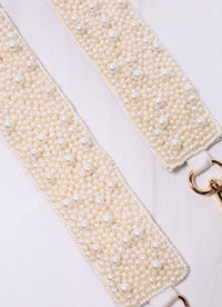 Kayla Pearl Crossbody Strap IVORY