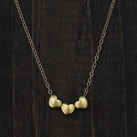 All My Loves Necklace (Gold - 1-6 hearts)