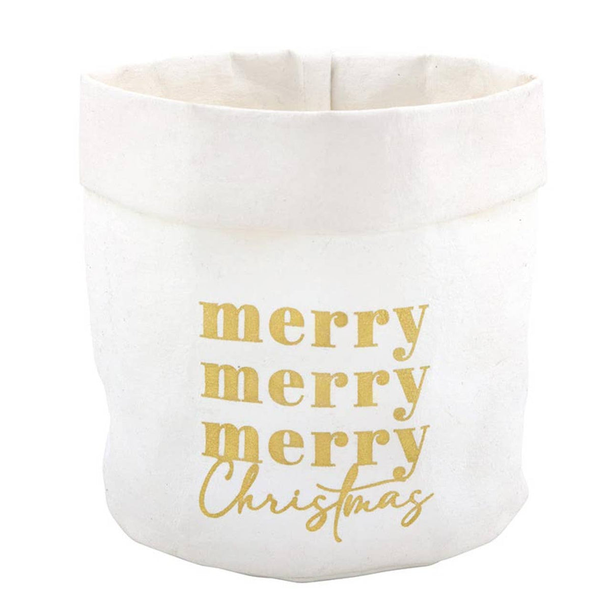 Washable Paper Pouches - Small - Merry Christmas: Material