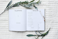 Dear Son Childhood Keepsake Book | Gift for Mom or Spouse: Blue