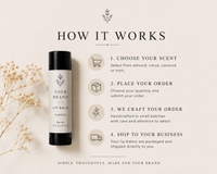 Private Label Lip Balm | Wholesale Lip Care: Almond