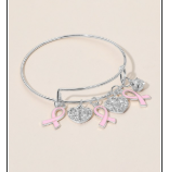 Breast Cancer Awareness Bracelets & Earrings