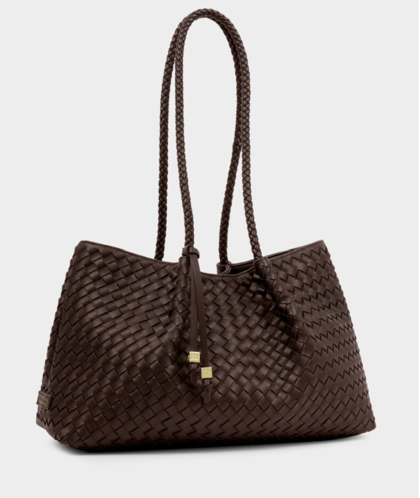 Nova Small Shoulder Tote- Black or Chocolate