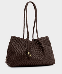 Nova Small Shoulder Tote- Black or Chocolate