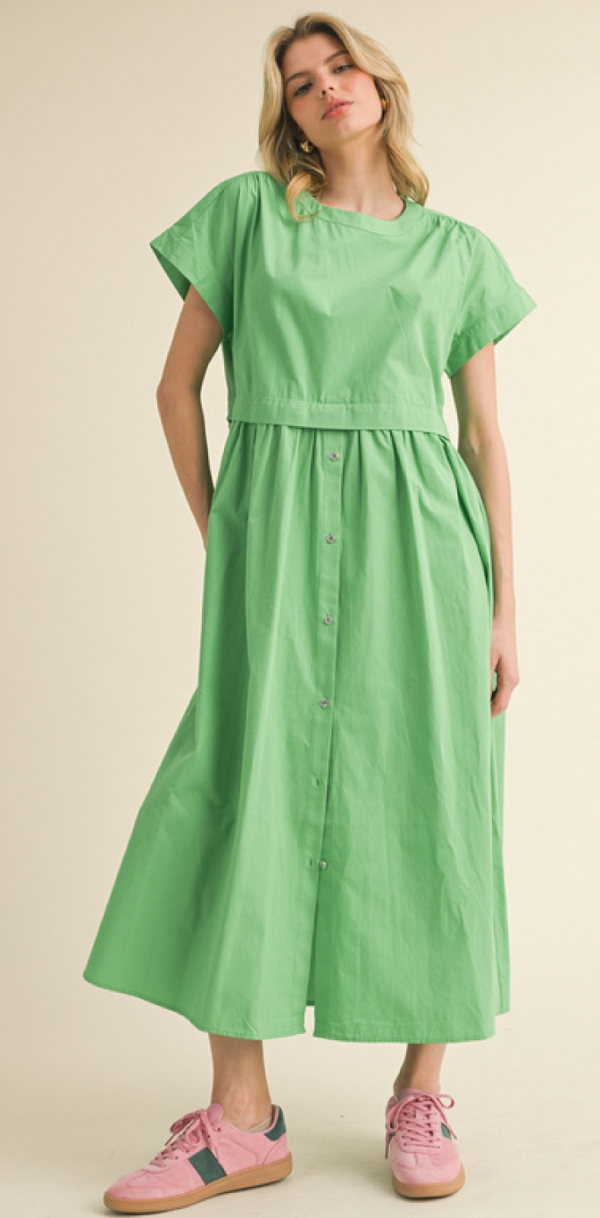 Carla Pink or Green Dress