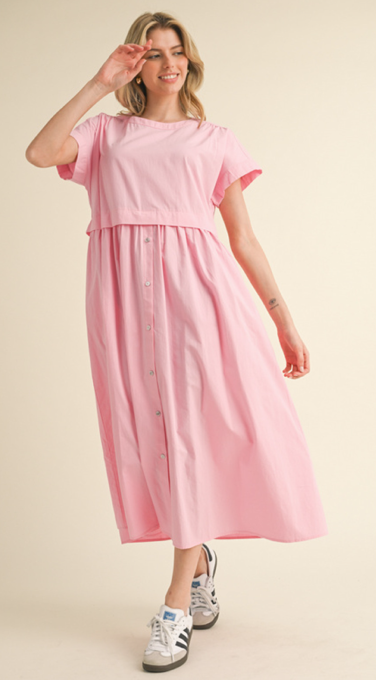 Carla Pink or Green Dress